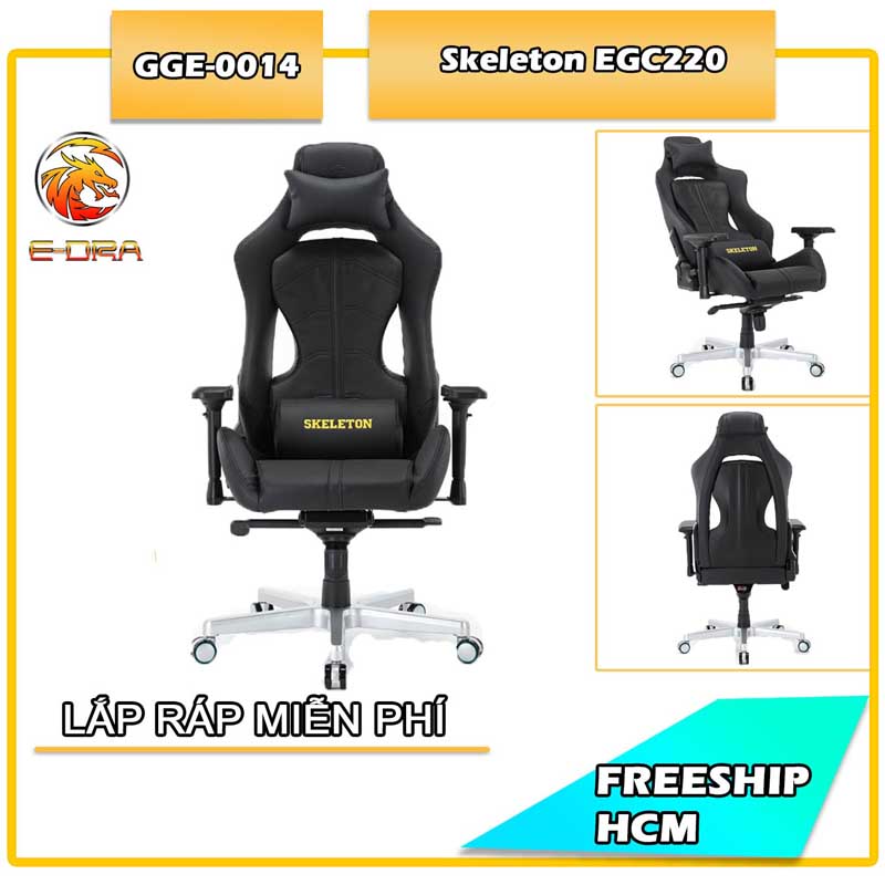 Ghế chơi Game E-DRA Skeleton Gaming Chair - EGC 220 (Cái)