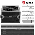 Nguồn máy tính MSI 650W Mag A650BN