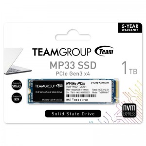 Ổ cứng SSD TeamGroup MP33 1TB PCIe Gen3x4 (TM8FP6001T0C101)