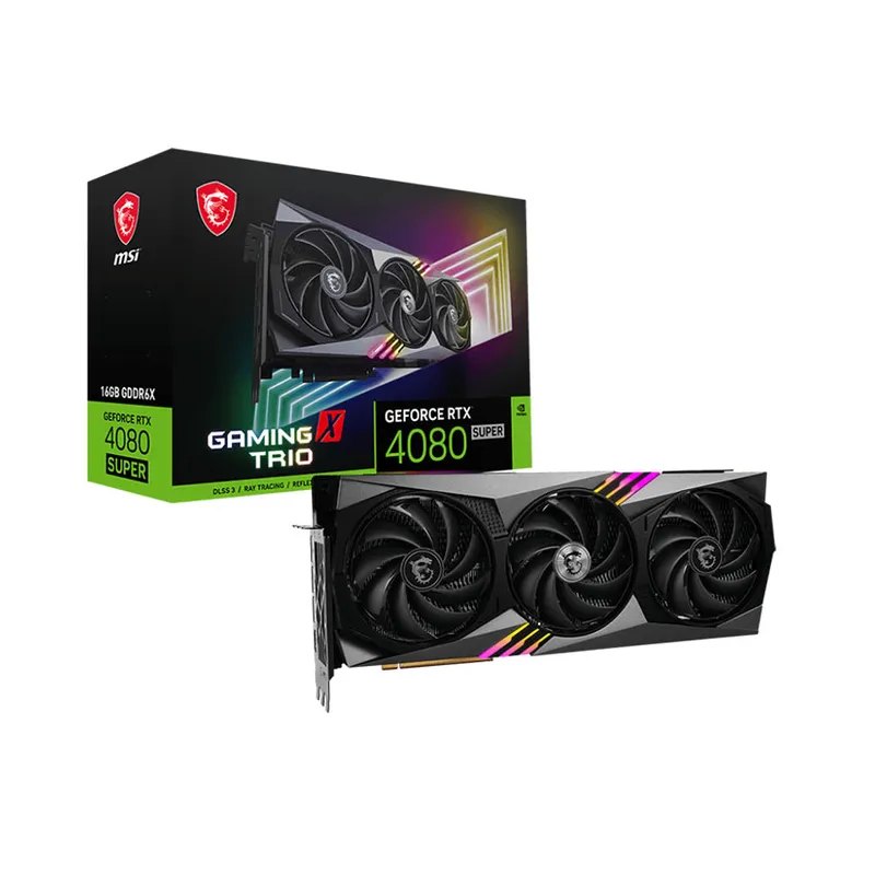 Card Màn Hình cũ MSI RTX 4080 SUPER Ventus 3x OC 16GB GDDR6X — Anh