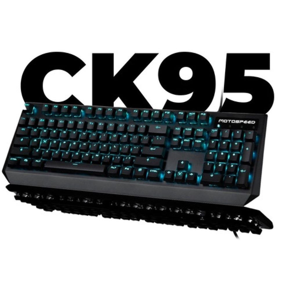 Bàn phím cơ gaming Motospeed CK95 | Có dây, 104 phím, LED, Brown Switch, Đen