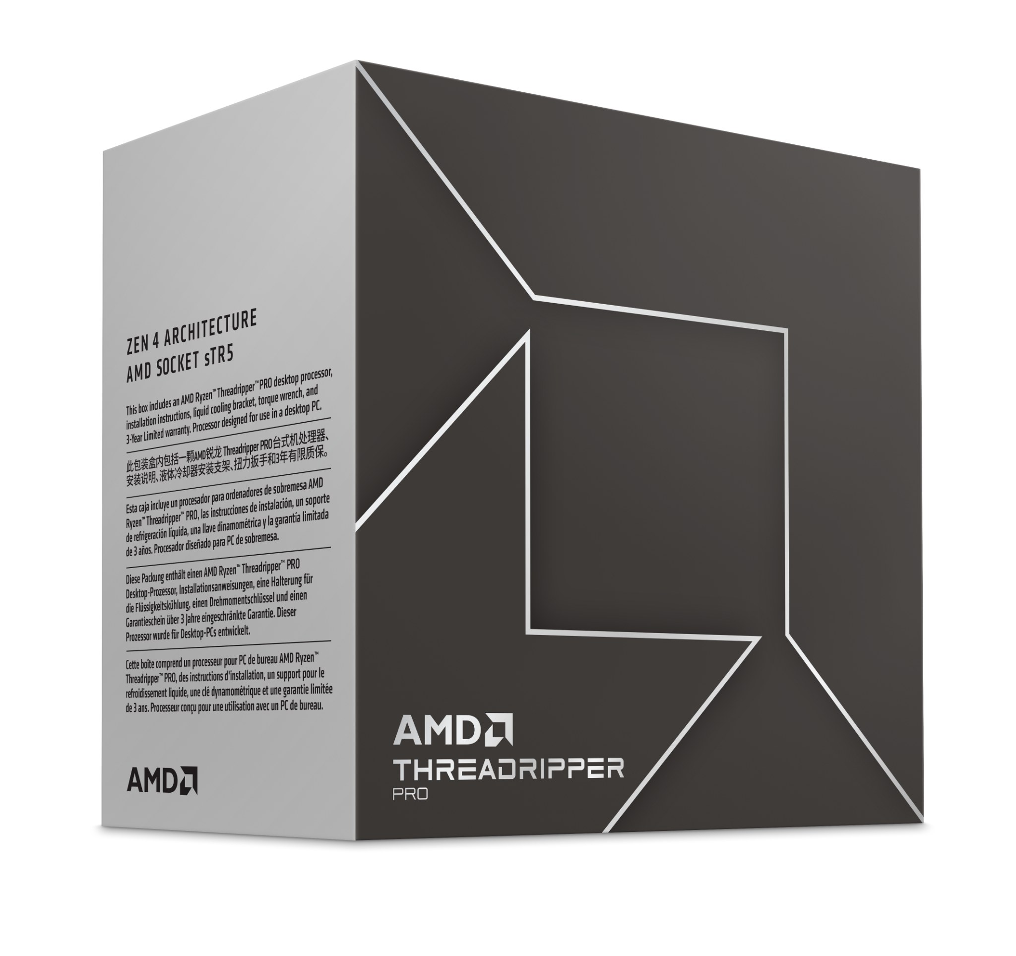CPU AMD Ryzen Threadripper Pro 7965WX Chính hãng | Up to 5.3 GHz / 4.2GHz, 24 Cores 48 Threads, sTR5