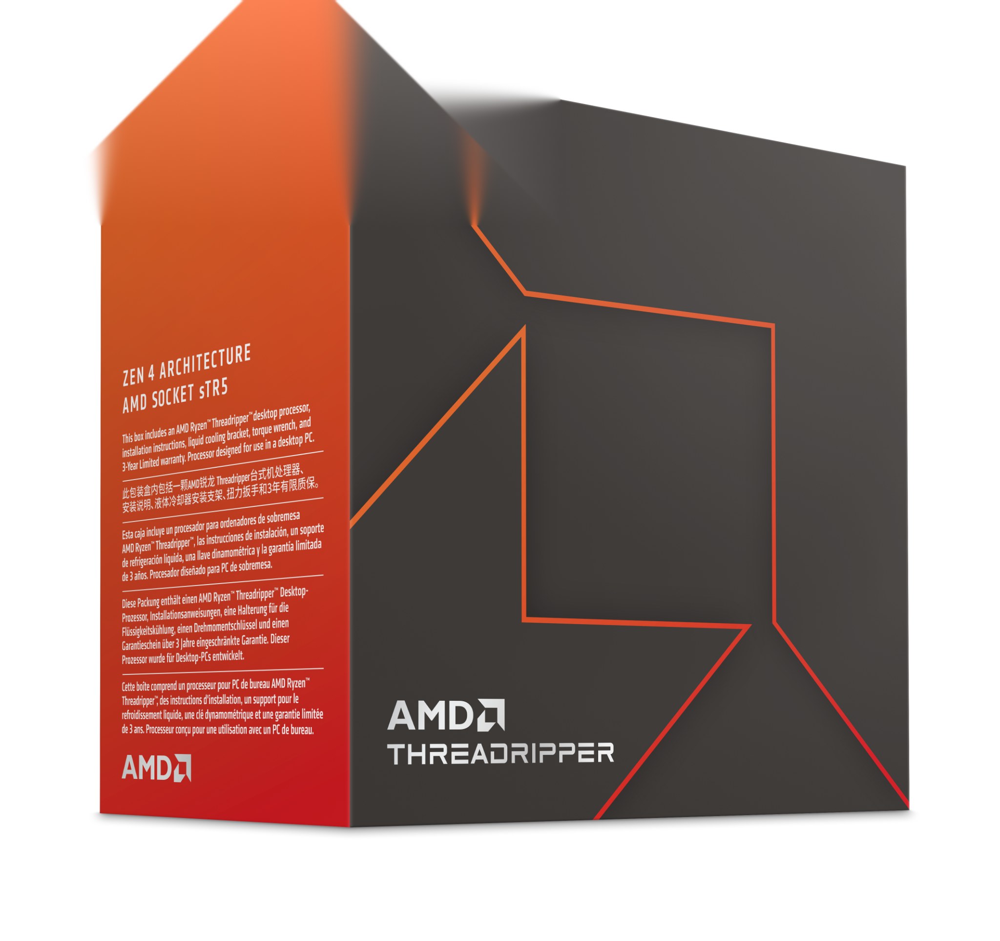 CPU AMD Ryzen Threadripper 7980X Chính hãng | Up to 5.1 GHz / 3.2GHz, 64 Cores 128 Threads, sTR5