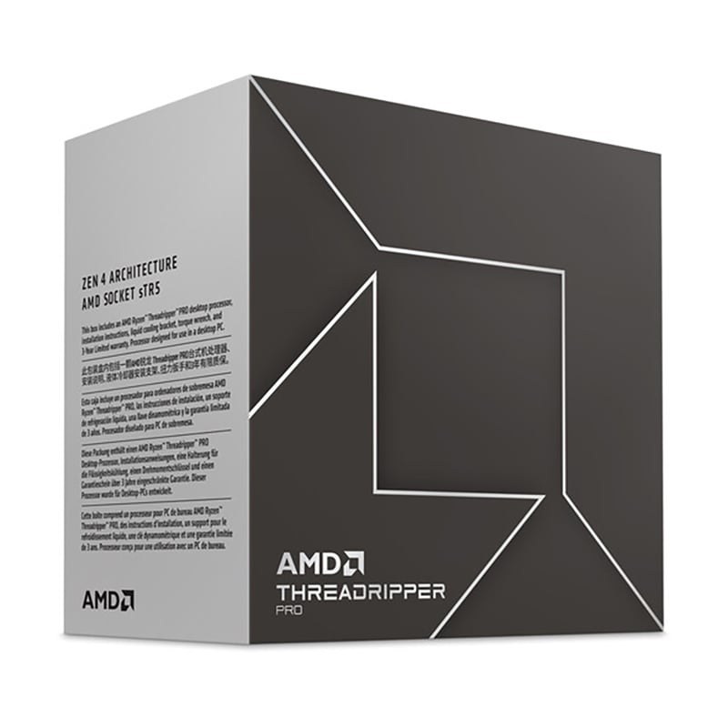 CPU AMD Ryzen Threadripper Pro 7995WX Chính hãng | Up to 5.1 GHz / 2.5GHz, 96 Cores 192 Threads, sTR5