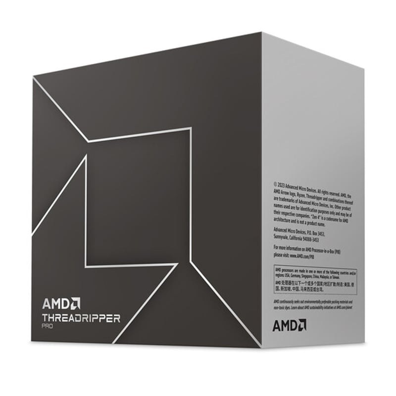 CPU AMD Ryzen Threadripper Pro 7995WX Chính hãng | Up to 5.1 GHz / 2.5GHz, 96 Cores 192 Threads, sTR5