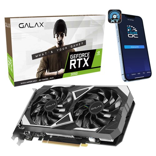 Card màn hình GALAX RTX 3050 6GB EX (35NRLDMD9OEX)