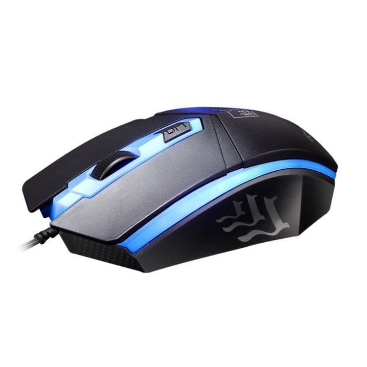Combo phím chuột giả cơ G21 chuyên game | Đen, Led Rainbow