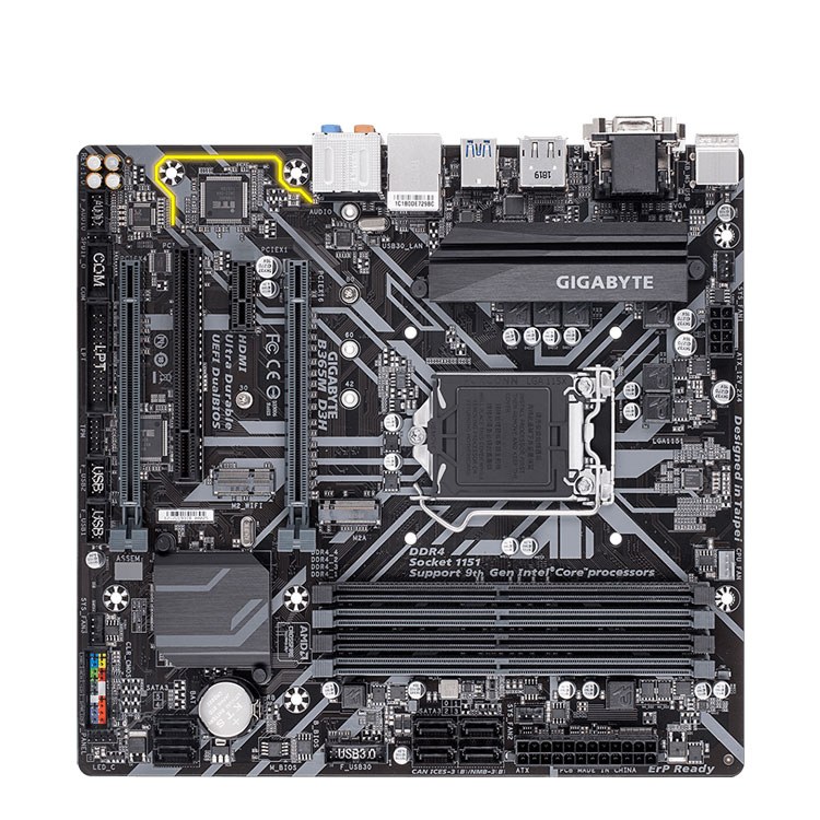 Mainboard Gigabyte B365M D3H Cũ