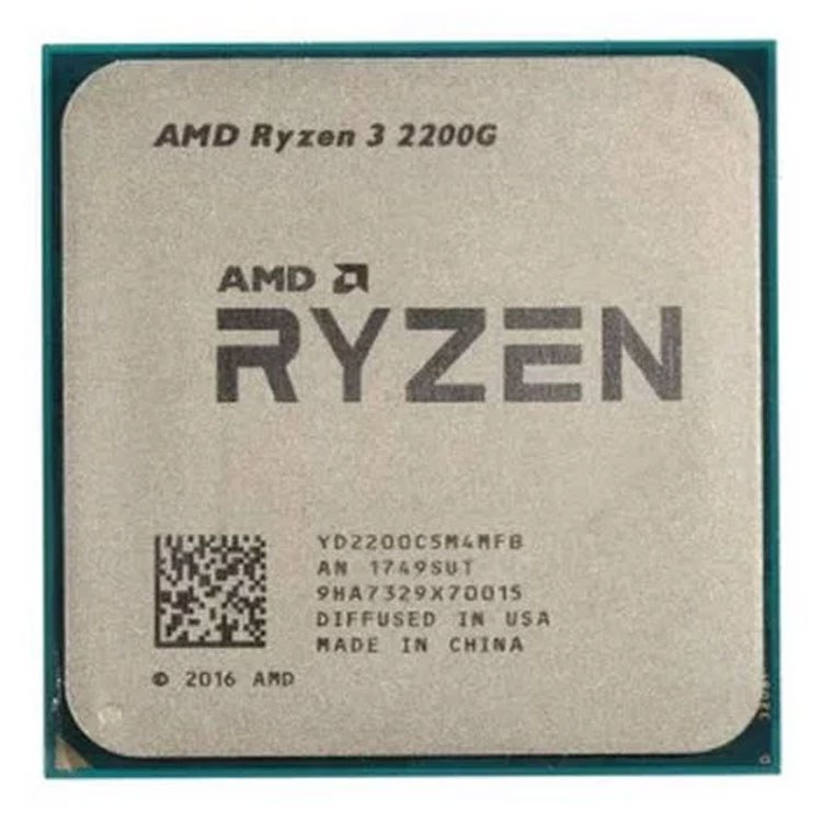 CPU AMD RYZEN 3 2200G (3.5GHz Up to 3.7GHz, AM4, 4 Cores 4 Threads) Tray New