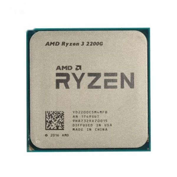 CPU AMD RYZEN 3 2200G (3.5GHz Up to 3.7GHz, AM4, 4 Cores 4 Threads) Tray New