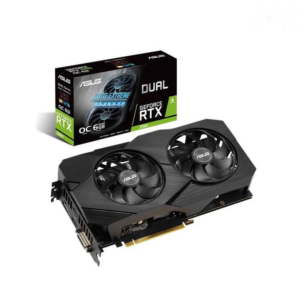 Card màn hình cũ ASUS DUAL RTX 2060 6GB EVO
