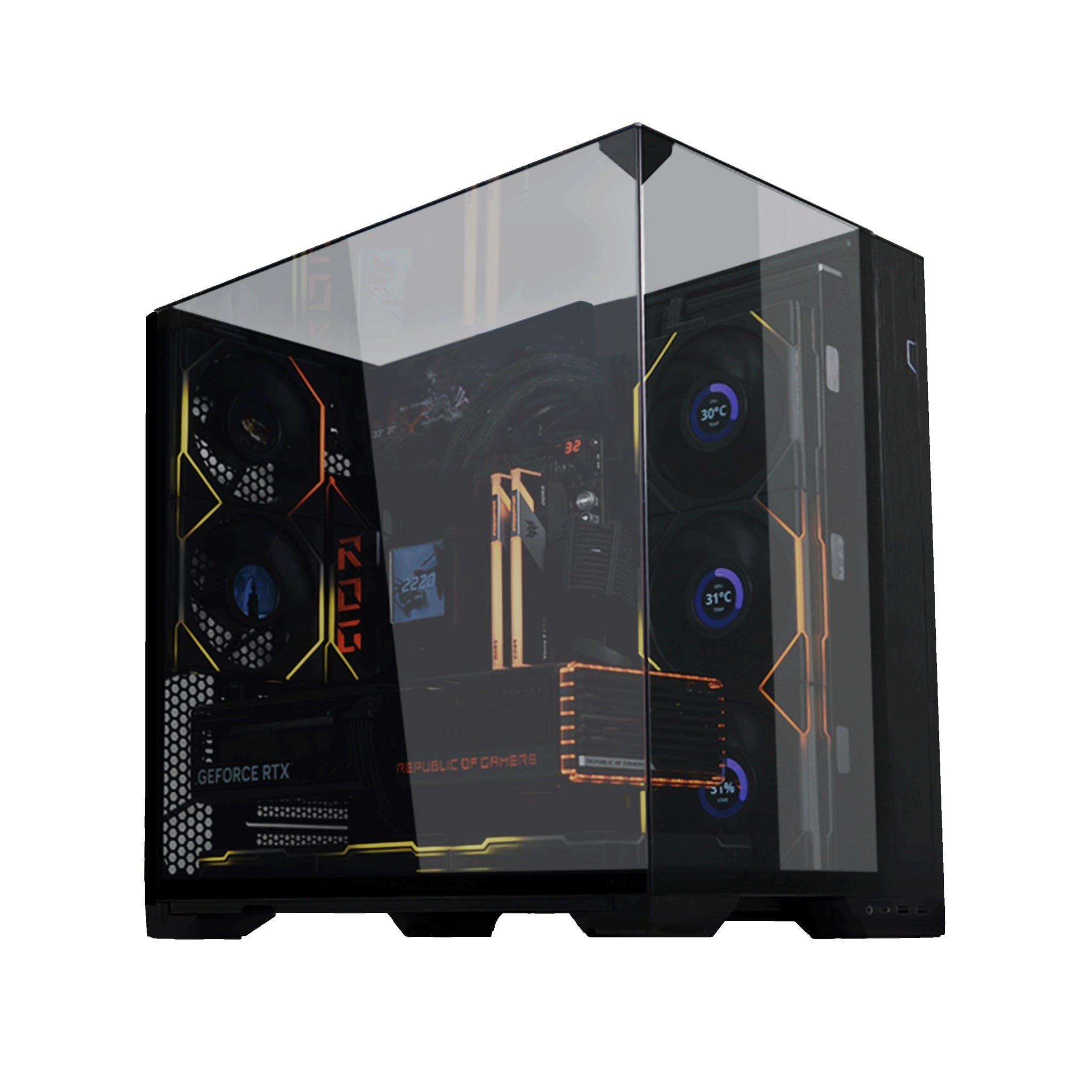 Vỏ Case Lian Li 011 Vision Compact ATX | Đen, không kèm fan (011VPX)
