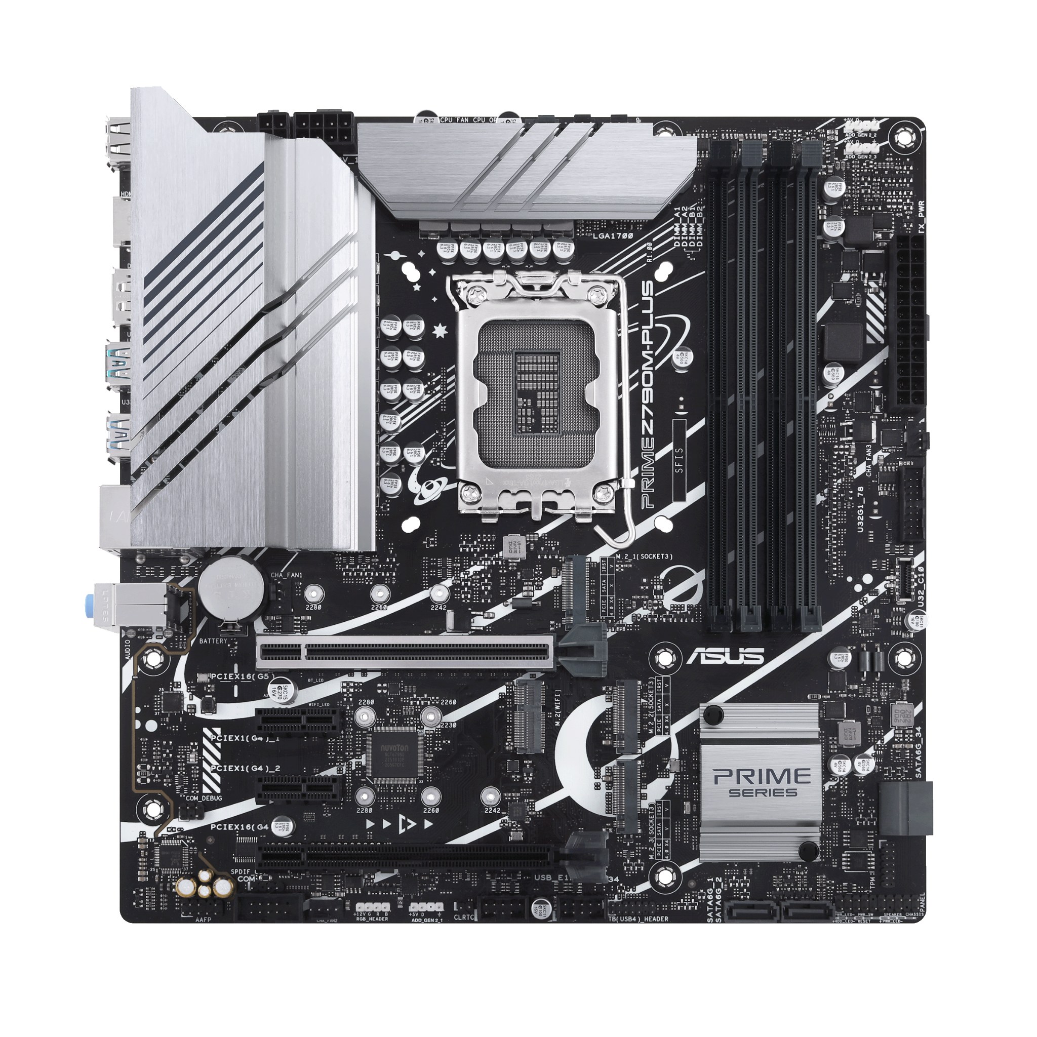 Mainboard ASUS Prime Z790M-PLUS CSM DDR5 Cũ | LGA 1700, mATX, 4 khe RAM