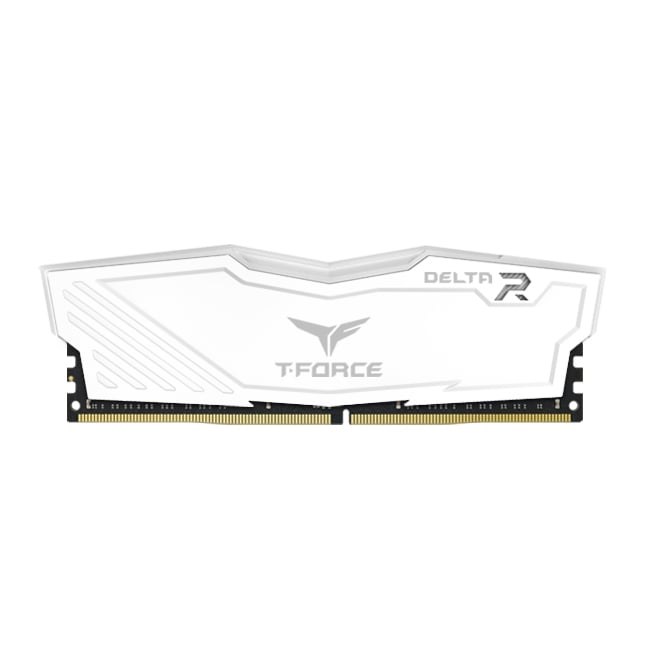 [Cũ] RAM 4 8G bus 3000 TeamT Trắng-Force Delta RGB Led - Tản Nhiệt | BH 3T STAR