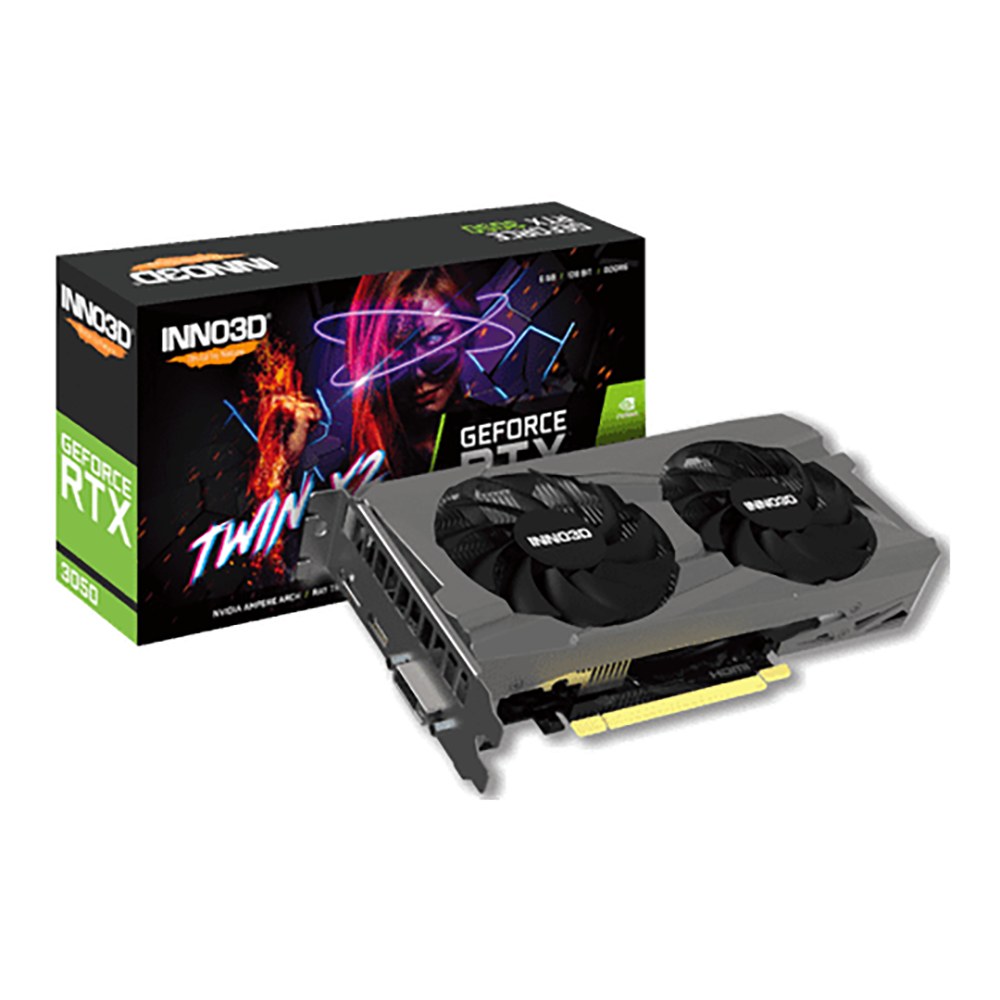 [Cũ] Card màn hình Inno3D RTX3050 6G Twin X2 2 Fan | BH 3T STAR