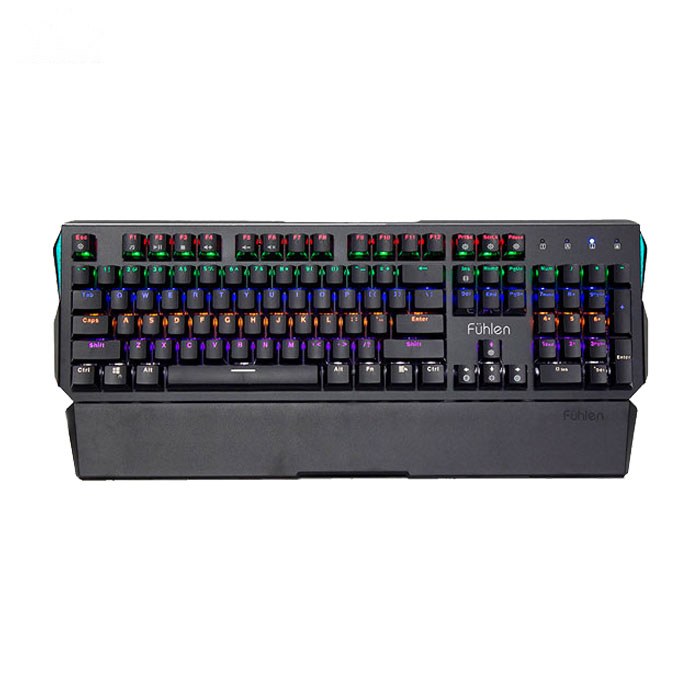Bàn Phím Cơ Fuhlen Destroyer Led Rainbow Switch Quang Học (Đen)