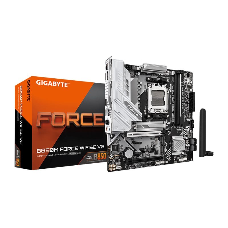 Mainboard (AMD) Gigabyte B850M FORCE WIFI6E V2 | AM5, mATX, 2 khe DDR5