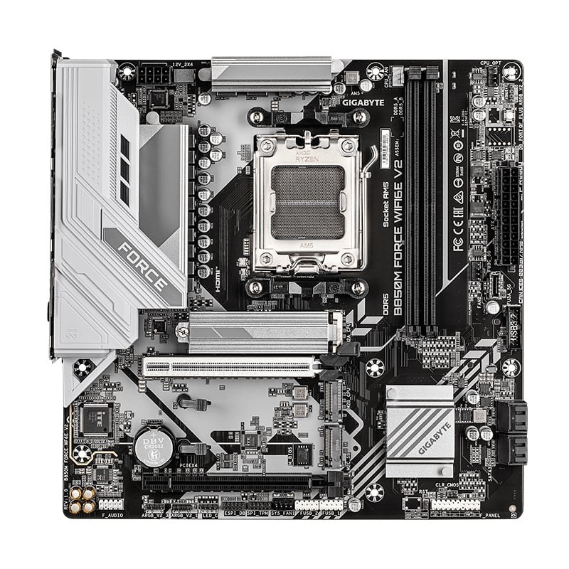 Mainboard (AMD) Gigabyte B850M FORCE WIFI6E V2 | AM5, mATX, 2 khe DDR5