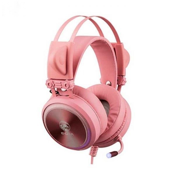 Tai Nghe Gaming E-DRA EH412 Pro | Hồng, RGB, 7.1 Surround, OverEar