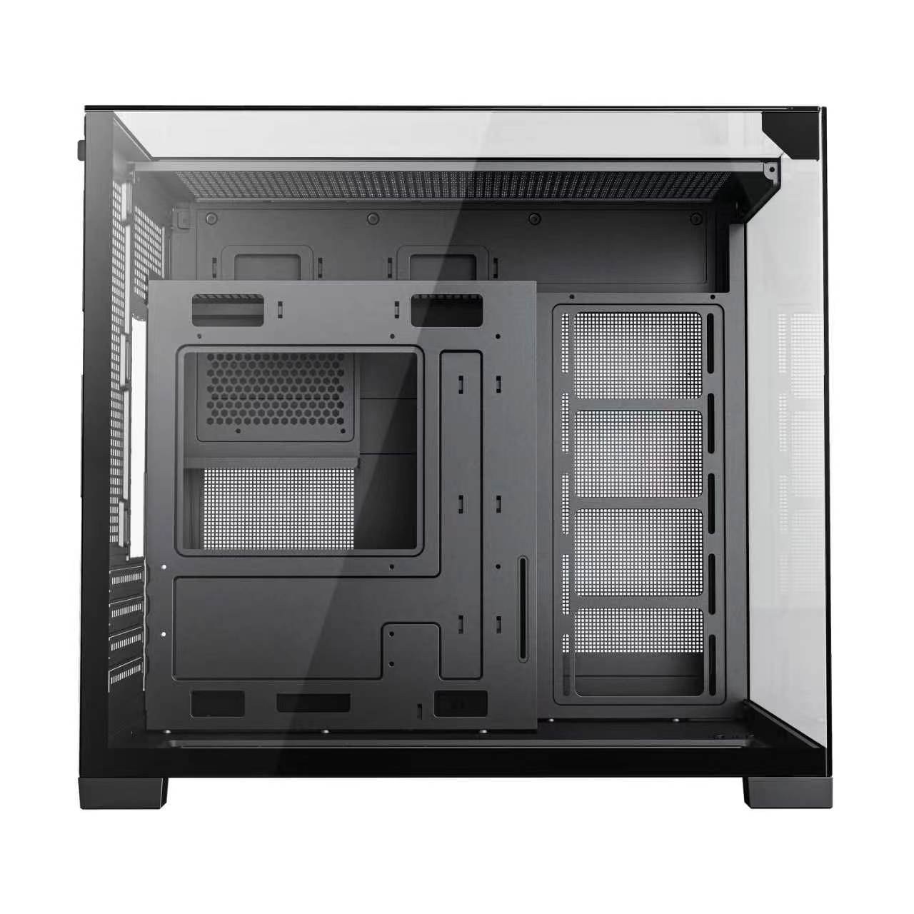 Thùng máy MIK H5 VISION M | M-ATX/ITX, Kính cường lực, Hỗ trợ VGA 410mm, Đen