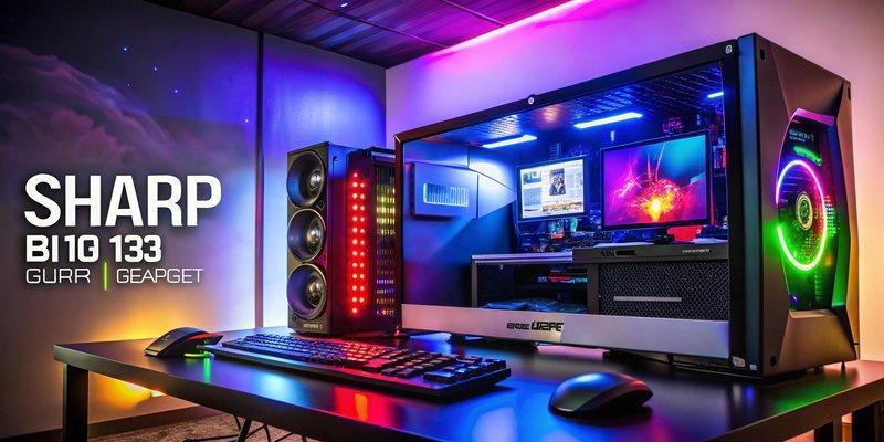 Người chơi game đang trải nghiệm trên bộ PC Gaming trắc đèn LED RGB màu trắng