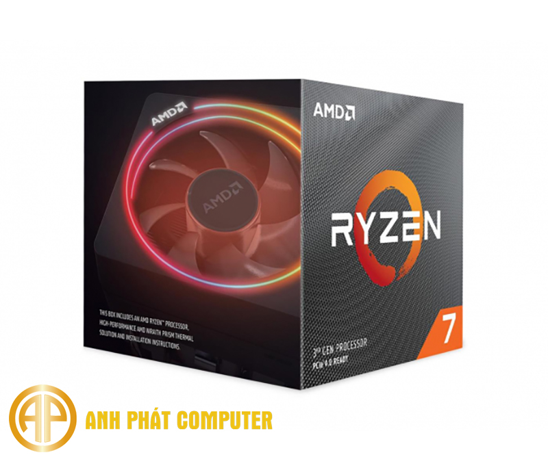 CPU AMD Ryzen 7 3700X có hệ thống tản nhiệt tốt