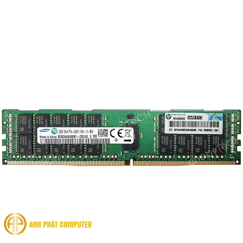 RAM Samsung DDR4 32GB ECC có dung lượng bộ nhớ lớn