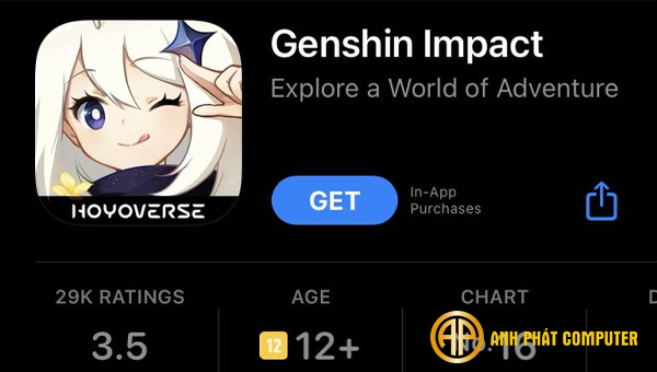 Cách tải Genshin Impact cho iOS