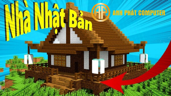 Nhà theo phong cách Nhật Bản trong game Minecraft