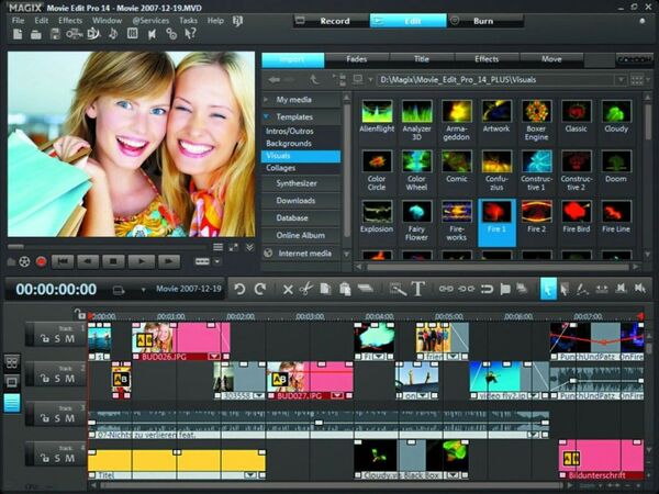 các phần mềm chỉnh sửa video Magix Movie Edit Pro 2013 Plus