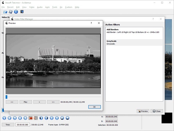 phần mềm chỉnh sửa video chuyên nghiệp Avidemux 