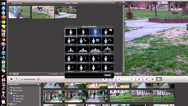 phần mềm chỉnh sửa video win 7 iMovie 11