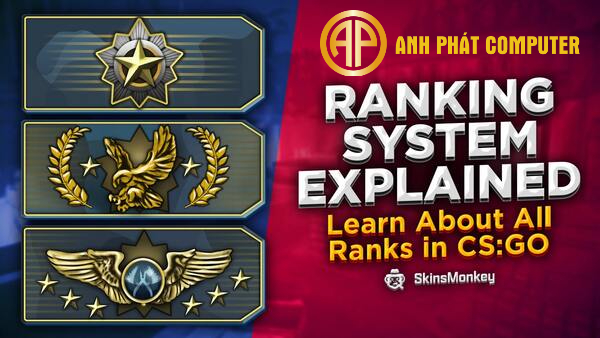 Tim hiểu các rank trong CS:GO và cách leo rank chuẩn nhất