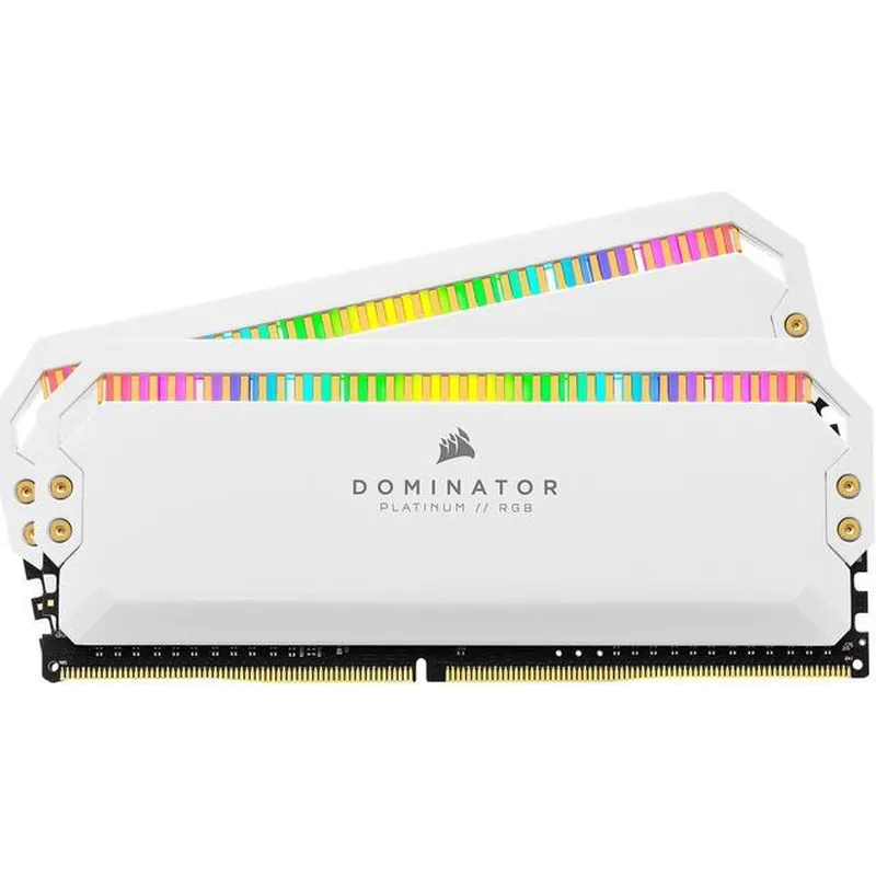 Ram Desktop Corsair Dominator Platinum 16Gb 3200Mhz Ddr4 2*8Gb Rgb White Cmt16Gx4M2C3200C16W