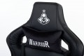 Ghế chơi Game WARRIOR GAMING CHAIR - Maiden Series - WGC309 - Real Leather Black (Cái)