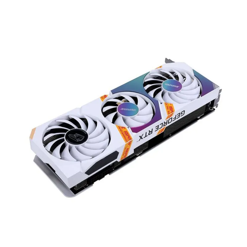 Card màn hình cũ Colorful iGame RTX 3060 Ultra White OC 12G L-V 3 Fan