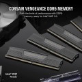 Ram Desktop Corsair DDR5, 4800MHz 32GB 2x16GB DIMM, Vengeance LPX Black Heatspreader, C40, 1.25V