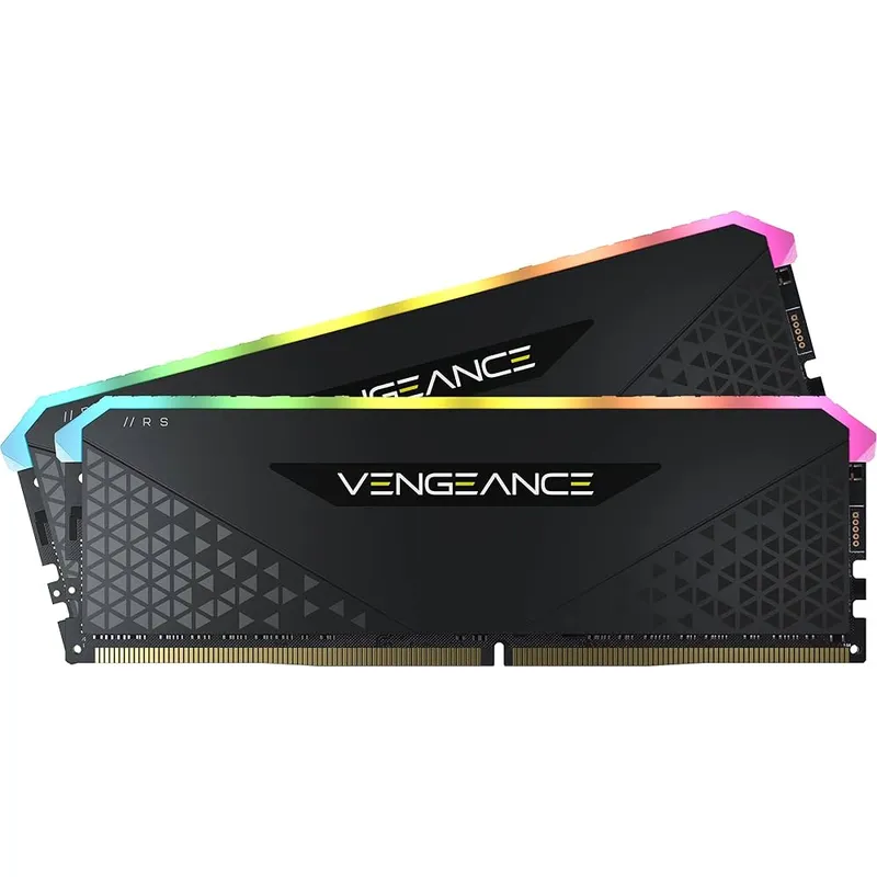 Ram Desktop Corsair DDR4, 3200MHz 64GB 2x32GB DIMM, XMP 2.0, Vengeance RGB RS, RGB LED, 1.35V CMG64GX4M2E3200C16