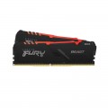 Ram Kingston Fury 16GB 3600MHz DDR4 CL17 DIMM (Kit of 2) Beast RGB KF436C17BBAK2/16