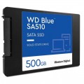Ổ cứng SSD WD Blue SA510 SATA SSD 500GB / 2.5" 7mm / SATA III / Read up to 560MB/s - Write up to 510MB/s - Up to 90K/82K IOPS (màu xanh Blue) WDS500G3B0A