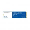 Ổ cứng SSD WD Blue SSD 250GB / SN570 NVMe / M.2-2280 / PCIe Gen3x4, 8 Gb/s / Read up to 3500MB/s - Write up to 2300MB/s - Up to 360K/390K IOPS (màu xanh Blue)
