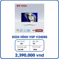 Màn hình máy tính VSP tràn viền Slim Bezel V2408S (Trắng) (24inch, Full HD, VA, 75Hz, 5ms, 250 cd/㎡, Phẳng)