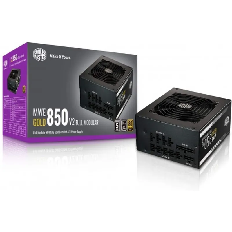 Nguồn Máy Tính Cooler Master MWE Gold 850 - V2 Non Modular 850w