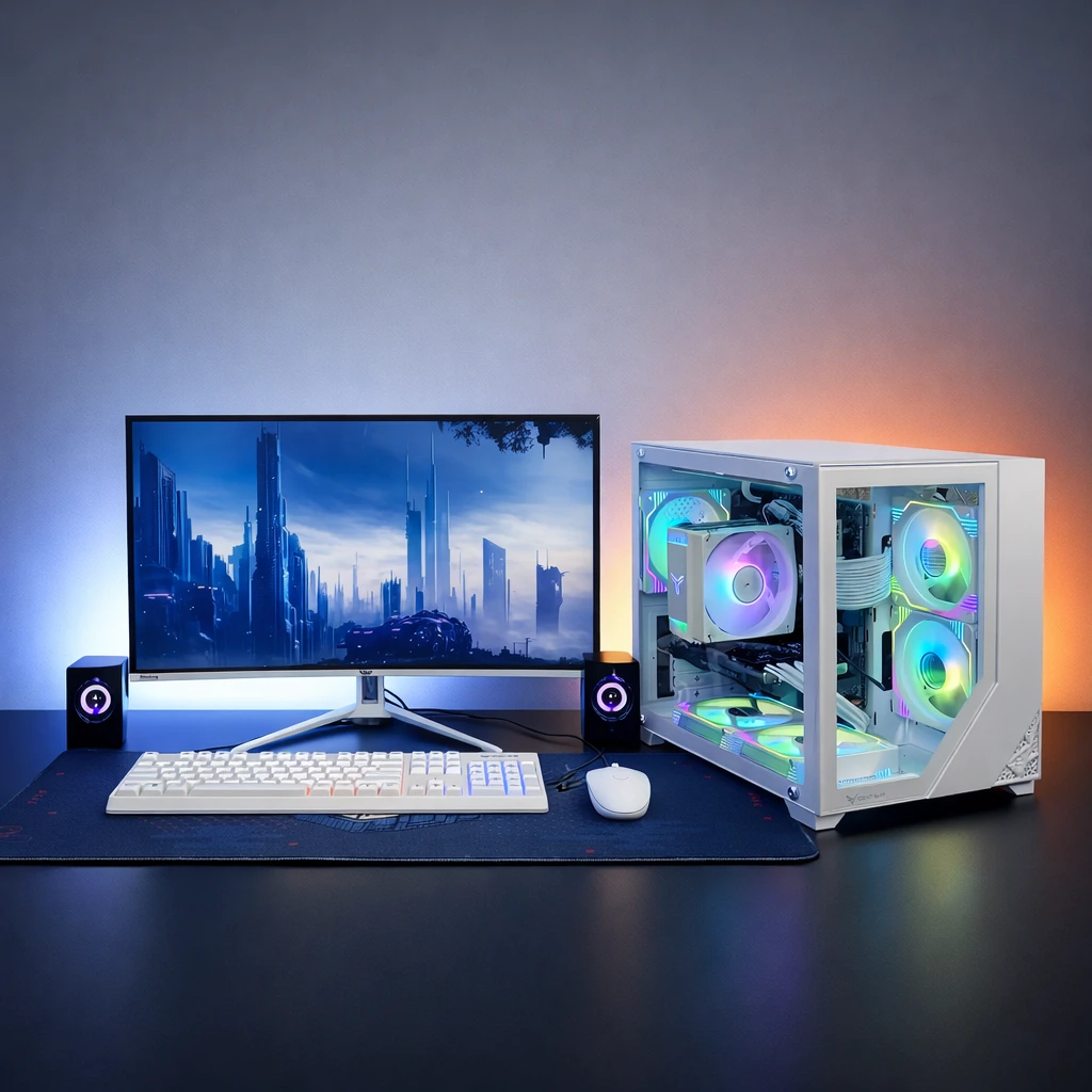 PC Gaming i5 12400F | RTX 3060 12GB Cũ | RAM 16GB | SSD NVMe 512GB | Màu Trắng | Kèm Màn 24 inch