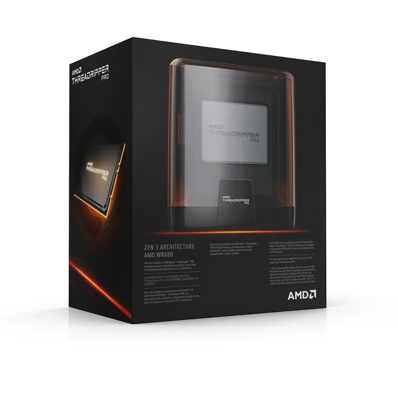 CPU AMD Ryzen Threadripper Pro 5995WX Box chính hãng (2.7GHz - 4.5GHz, 64 Cores, 128 Threads, sWRX8)
