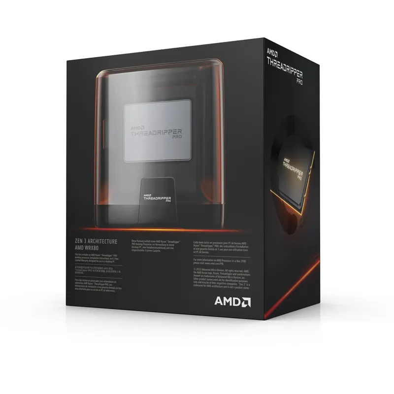 CPU AMD Ryzen Threadripper Pro 5965WX Box chính hãng (3.8GHz - 4.5GHz, 24 Cores, 48 Threads, sWRX8)