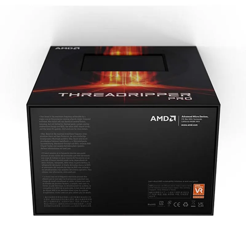 CPU AMD Ryzen Threadripper Pro 5965WX Box chính hãng (3.8GHz - 4.5GHz, 24 Cores, 48 Threads, sWRX8)
