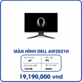 Màn hình máy tính Dell AW2521H (25inch, Full HD, IPS, 360Hz, 1 ms, 400 cd/m², Phẳng)