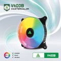 Fan case VSPTECH LED RGB V400B đen