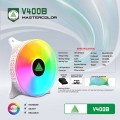 Fan case VSPTECH LED RGB V400B trắng